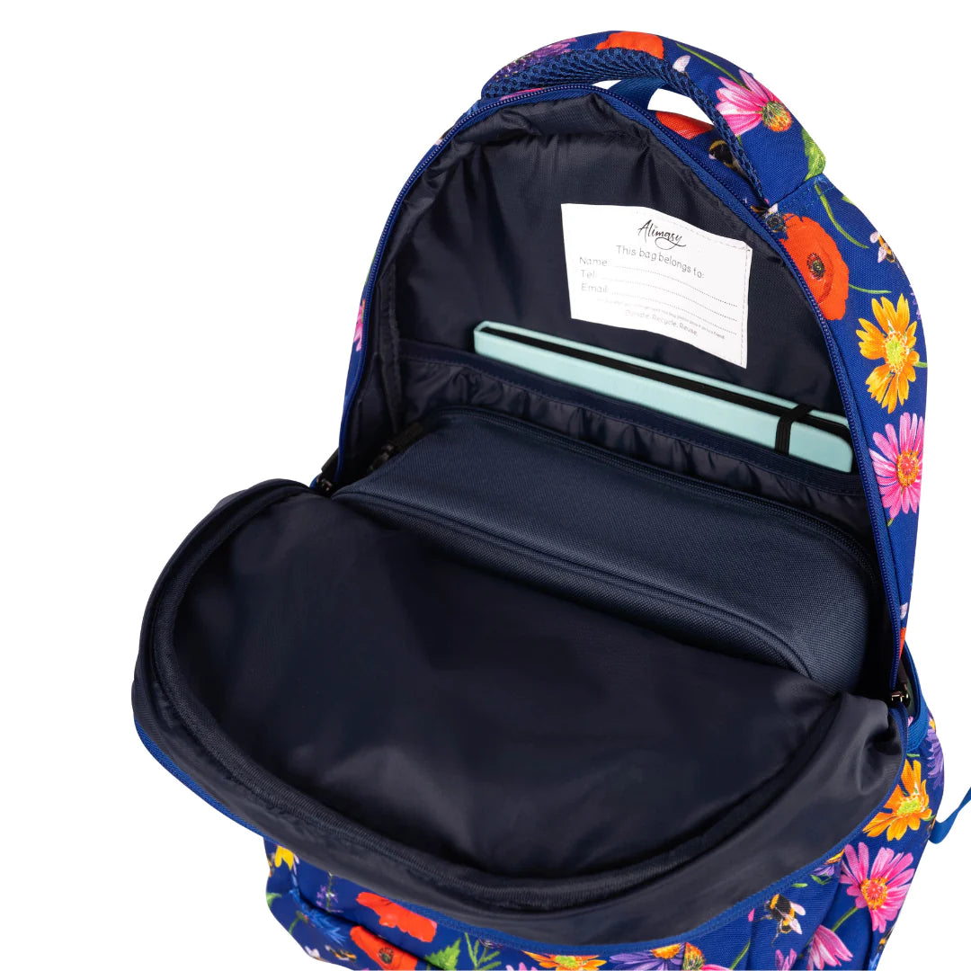 BEES & WILDFLOWERS MIDSIZE KIDS BACKPACK