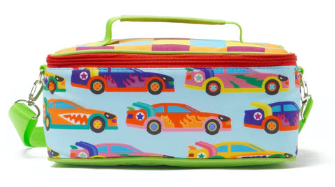 Fast Cars Insulated Lunch Bag