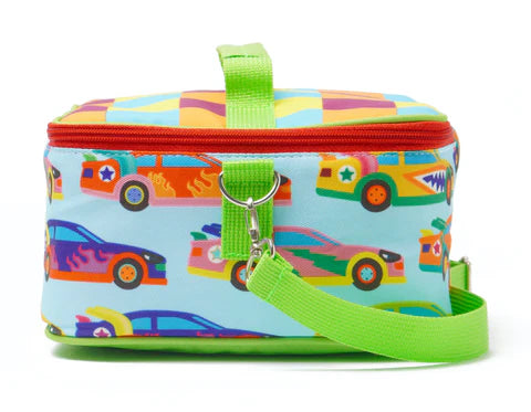 Fast Cars Insulated Lunch Bag