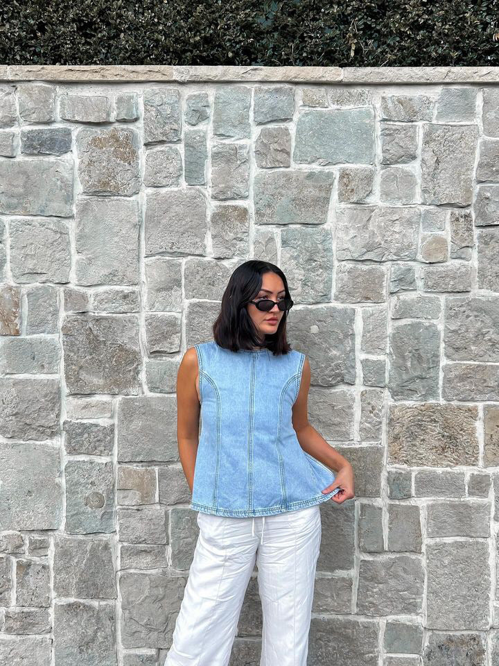 Jaz Denim Top