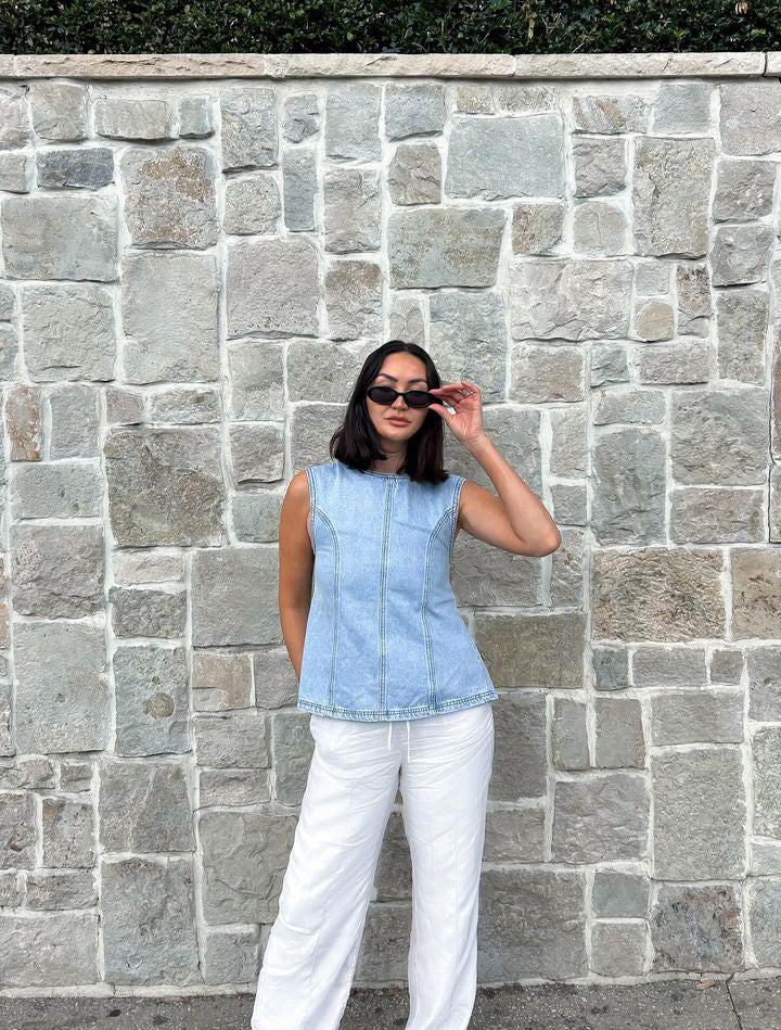 Jaz Denim Top