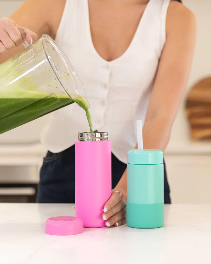 350ML SMOOTHIE CUP & STRAW - LAGOON