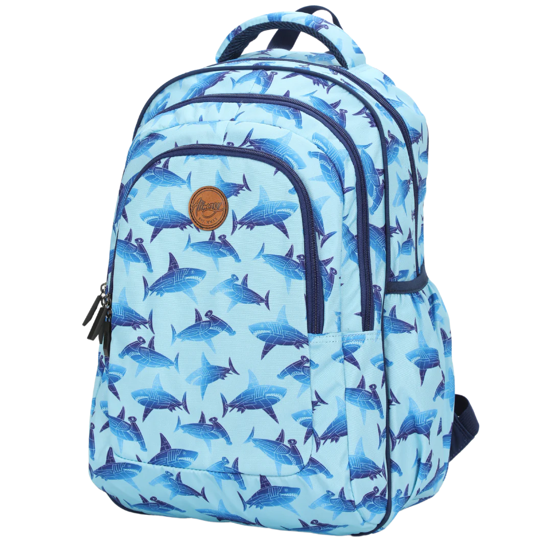 ROBOT SHARK LARGE SCHOOL BACKPACK - Alimasy