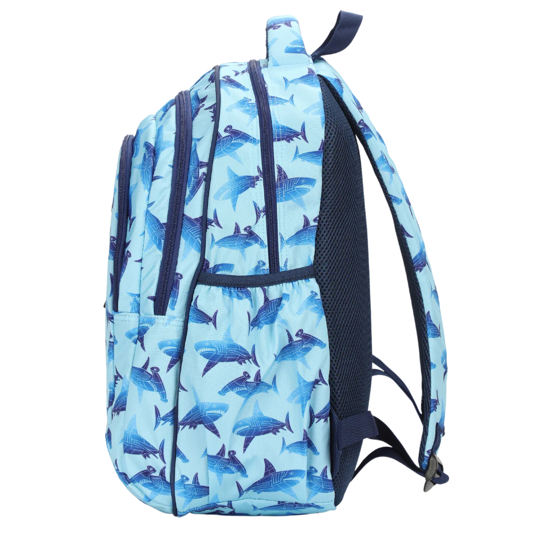 ROBOT SHARK LARGE SCHOOL BACKPACK - Alimasy