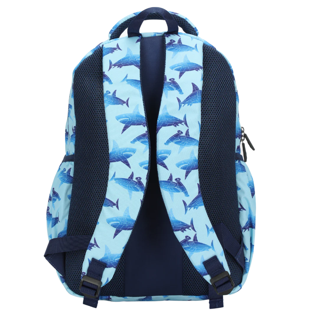 ROBOT SHARK LARGE SCHOOL BACKPACK - Alimasy