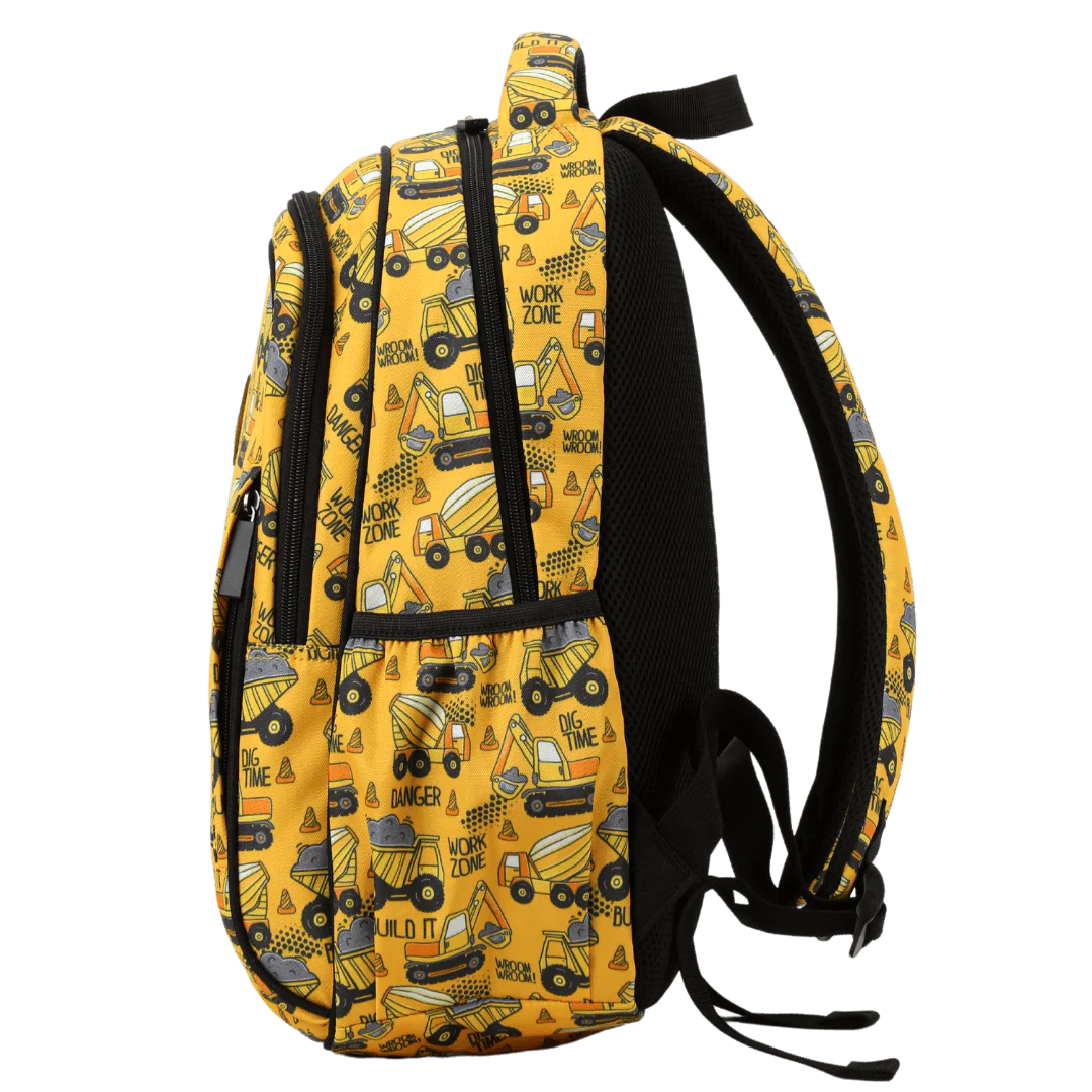 CONSTRUCTION MIDSIZE KIDS BACKPACK- Alimasy