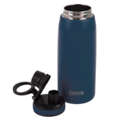 OASIS 780ML INSULATED SPORTS BOTTLE W/SIPPER STRAW (NAVY  )