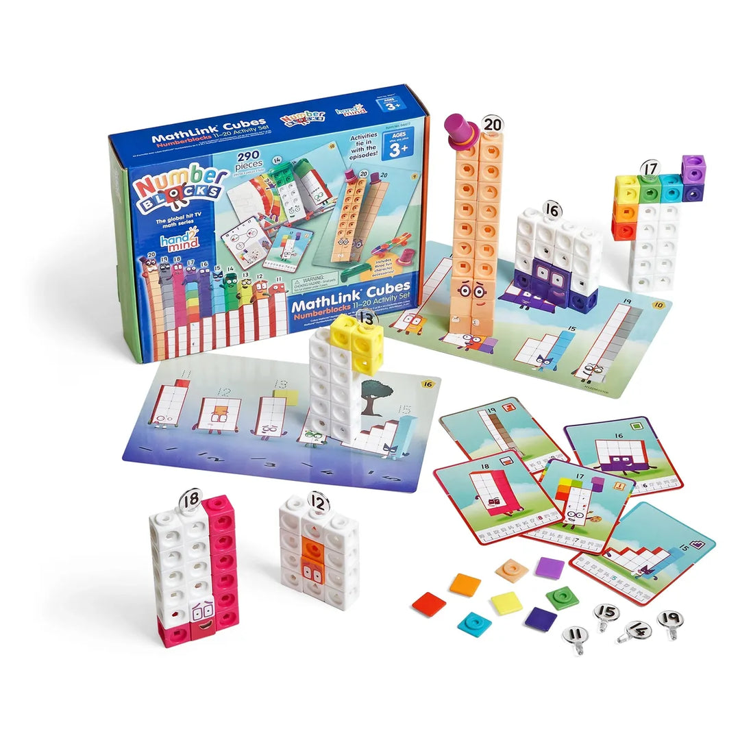 Numberblocks MathLink® Cubes 11-20 Activity Set