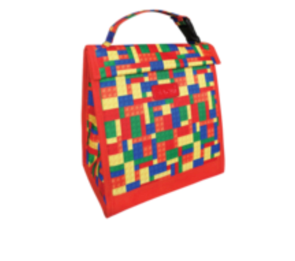 Sachi Insulated Junior lunch Pouch- Bricks