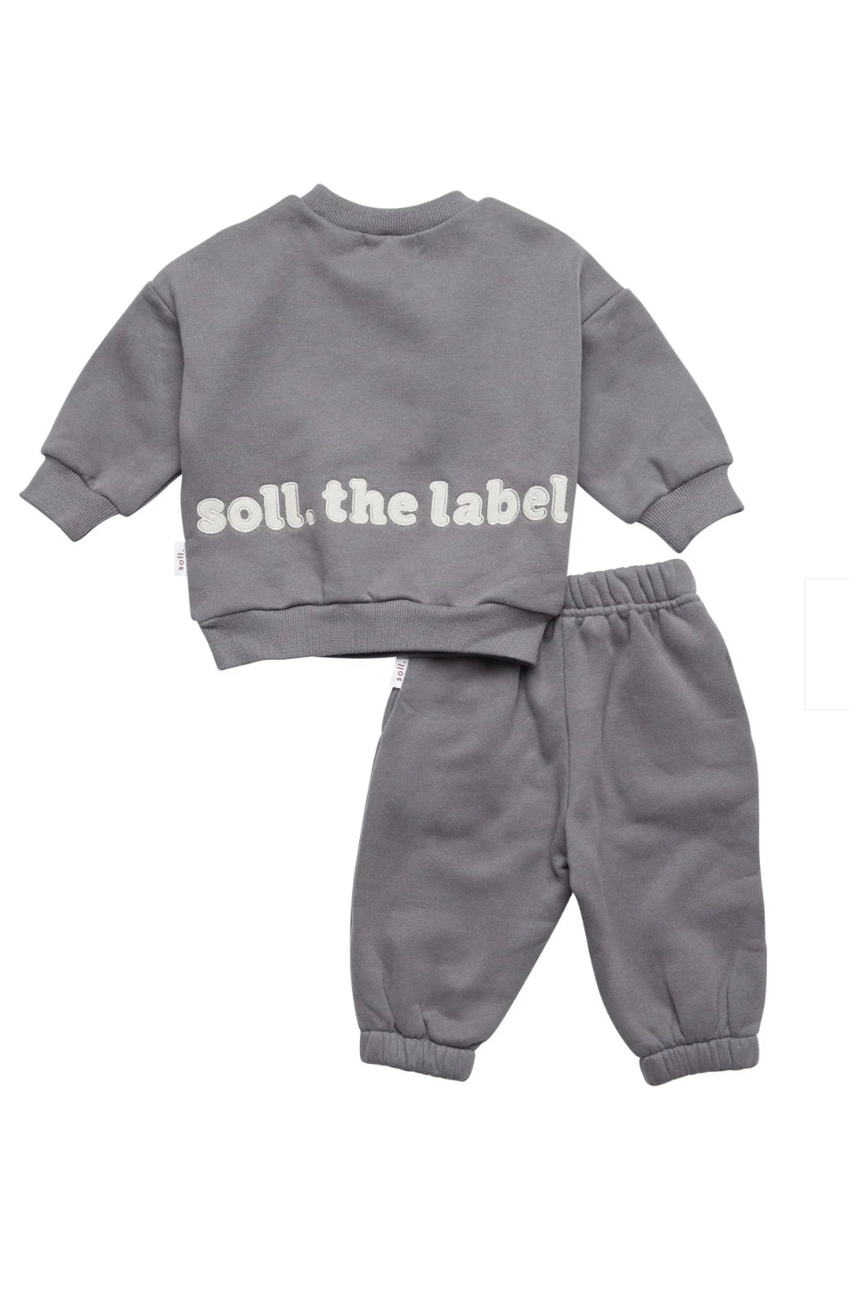 For The Fun Fleece Set - Charcoal Soll The Label – Jelly Tot
