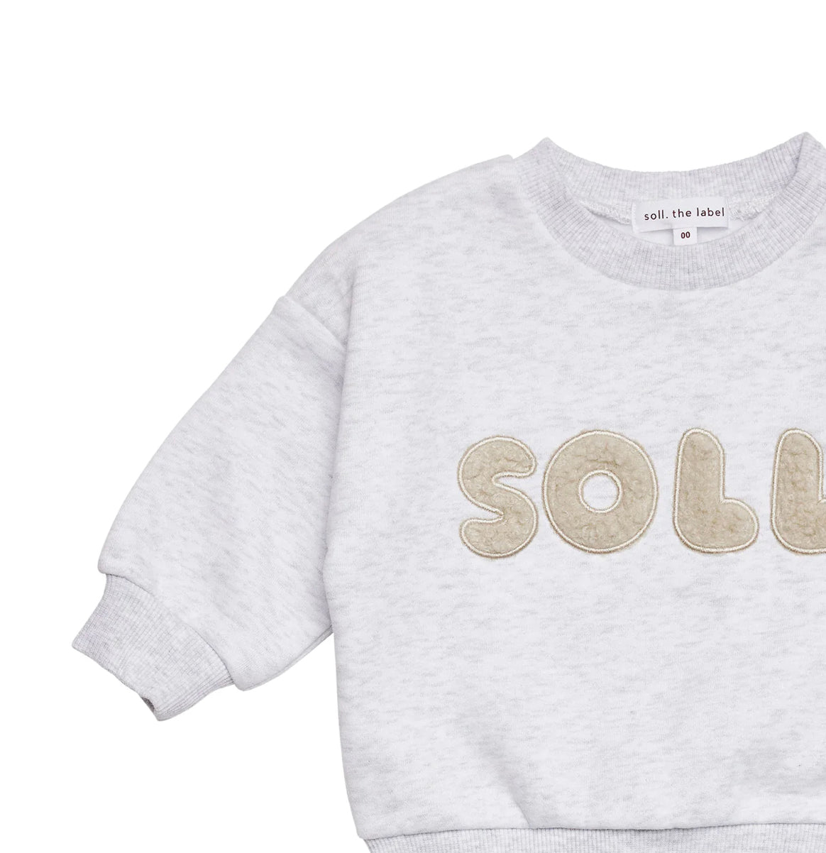 Kids Wooley Soll Fleece Set - Grey/Oat Soll the Label