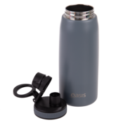 OASIS 780ML INSULATED SPORTS BOTTLE W/SIPPER 3 STRAW (STEEL)