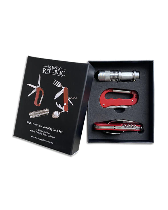 Men's Republic Camping Multifunction Tool Set and Torch