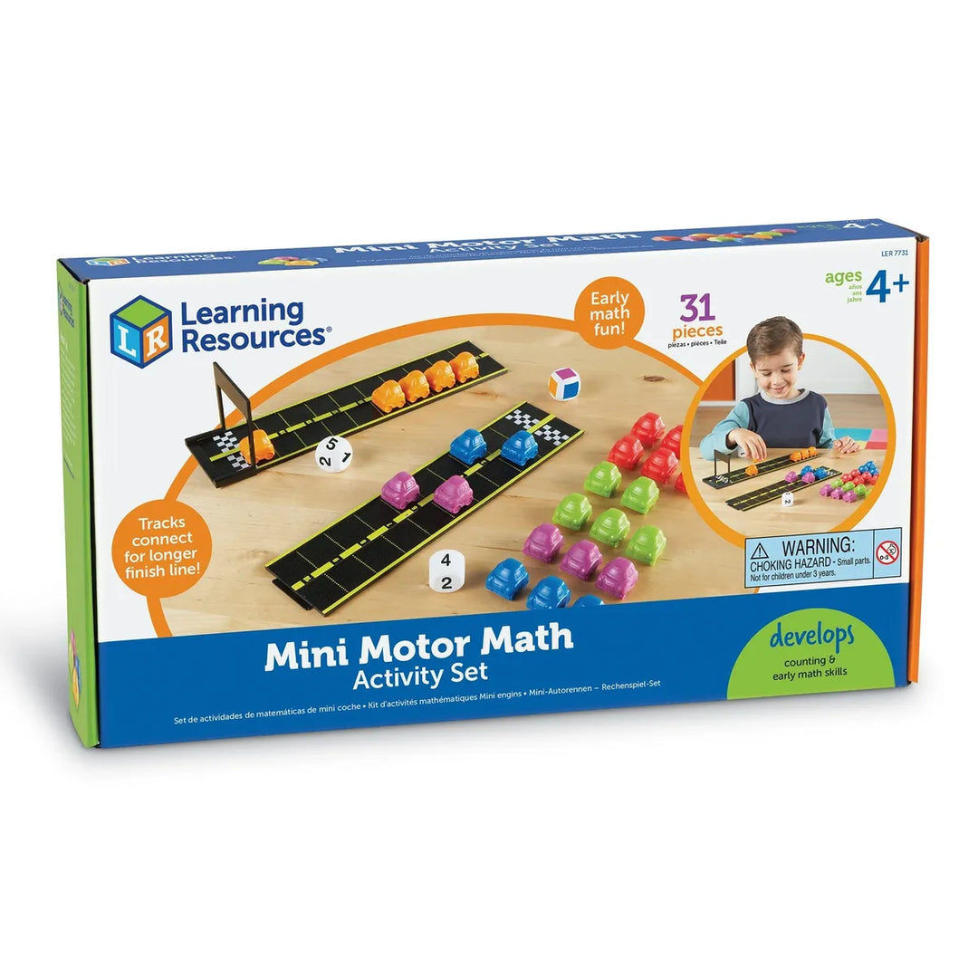 MINI MOTOR MATH ACTIVITY SET