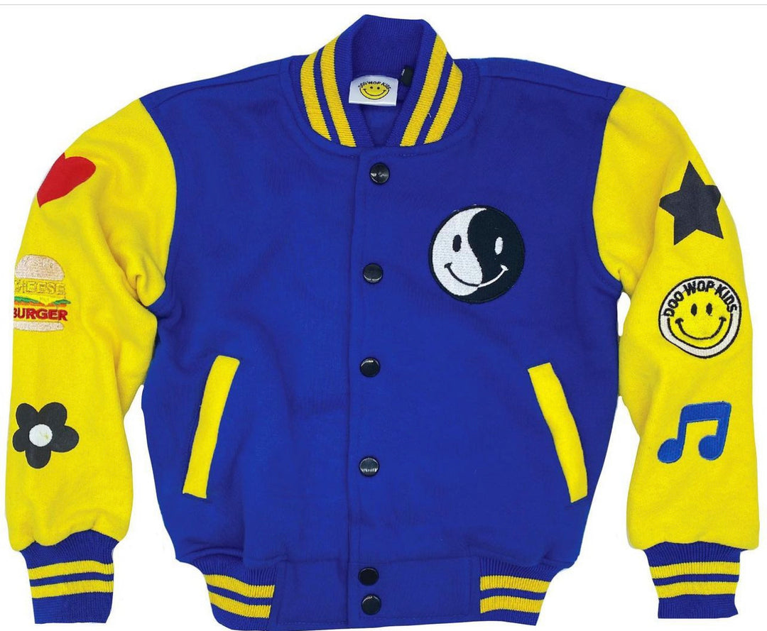 Blue Varsity Jacket Doo Wop