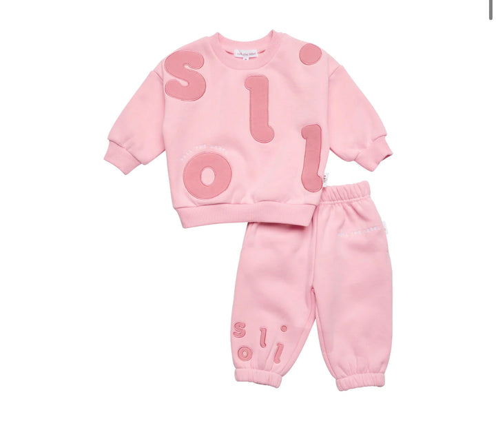 For The Fun Fleece Set - Pink Soll The Label