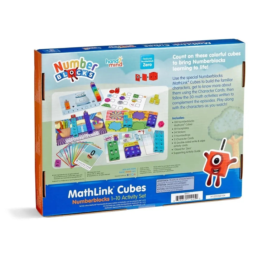 Numberblocks MathLink® Cubes 1–10 Activity Set