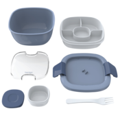 BENTGO ALL­IN­ONE SALAD CONTAINER - SLATE