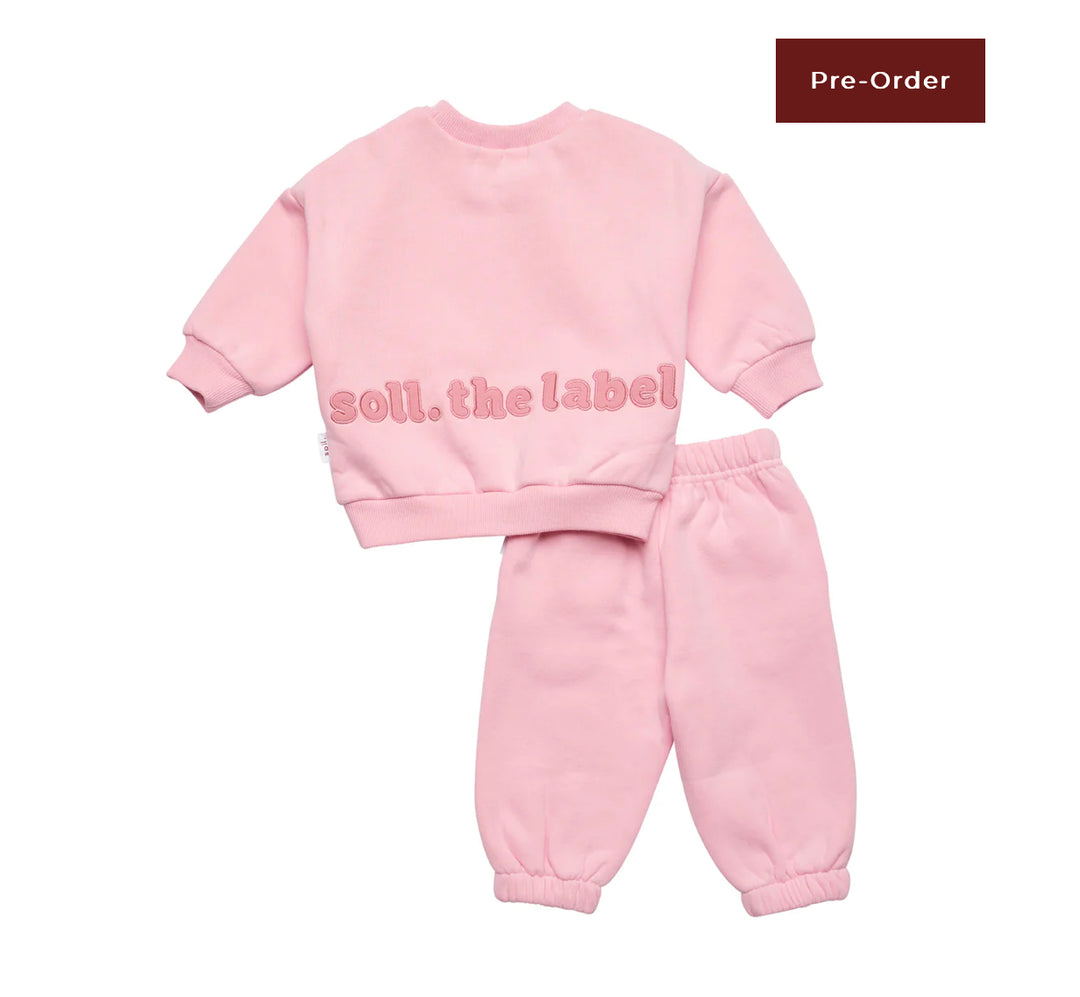 For The Fun Fleece Set - Pink Soll The Label