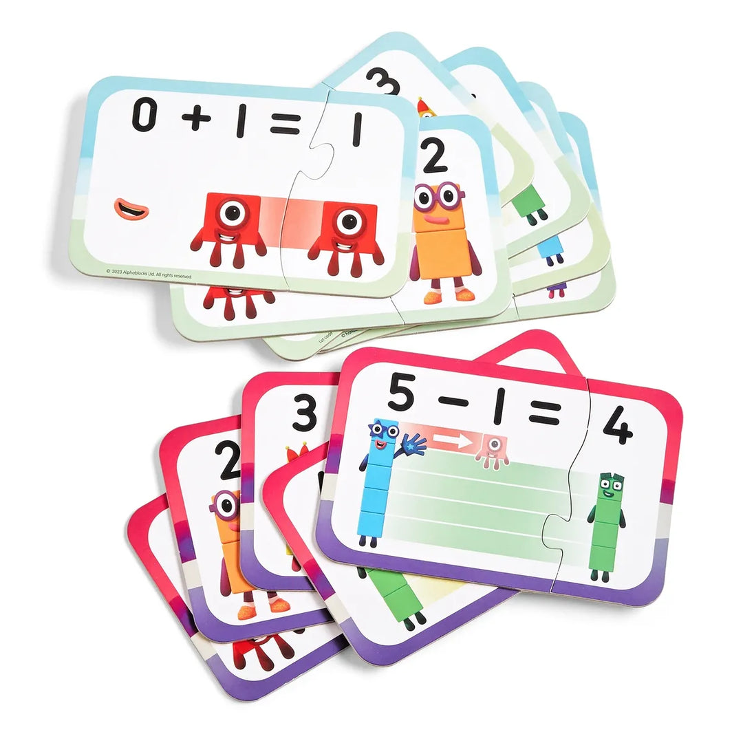 The Number Blocks Adding Numberblocks Adding and Subtracting Puzzle Set – Jelly Tot