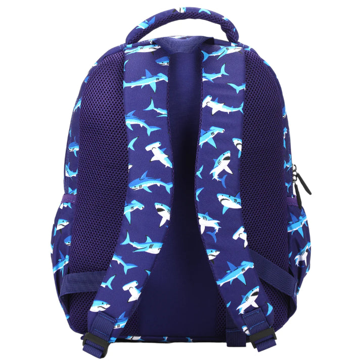 SHARKS MIDSIZE KIDS BACKPACK - Alimasy