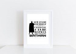 Batman print a4