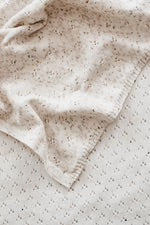 Knit Blanket Oatmeal