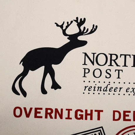 Overnight Delivery Stamp Santa Sack personalised