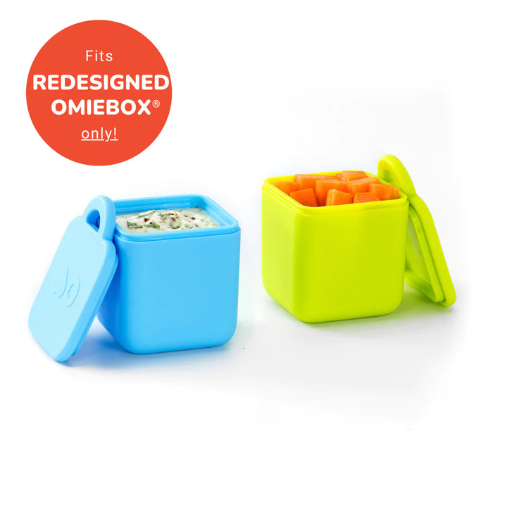 OMIEDIP SILICONE DIP CONTAINERS SET 2 (BLUE/LIME)