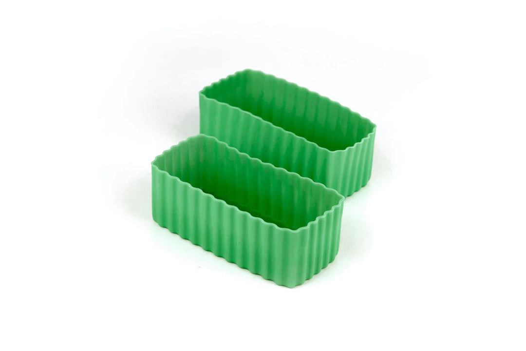 Bento cups rectangle Green