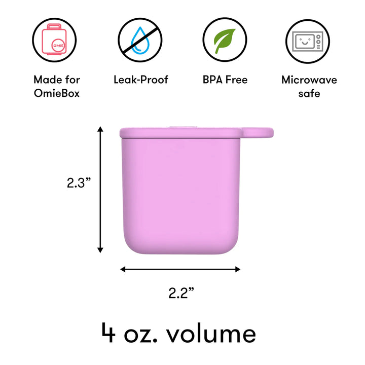 OMIEDIP SILICONE DIP CONTAINERS SET 2 (PINK/TEAL)