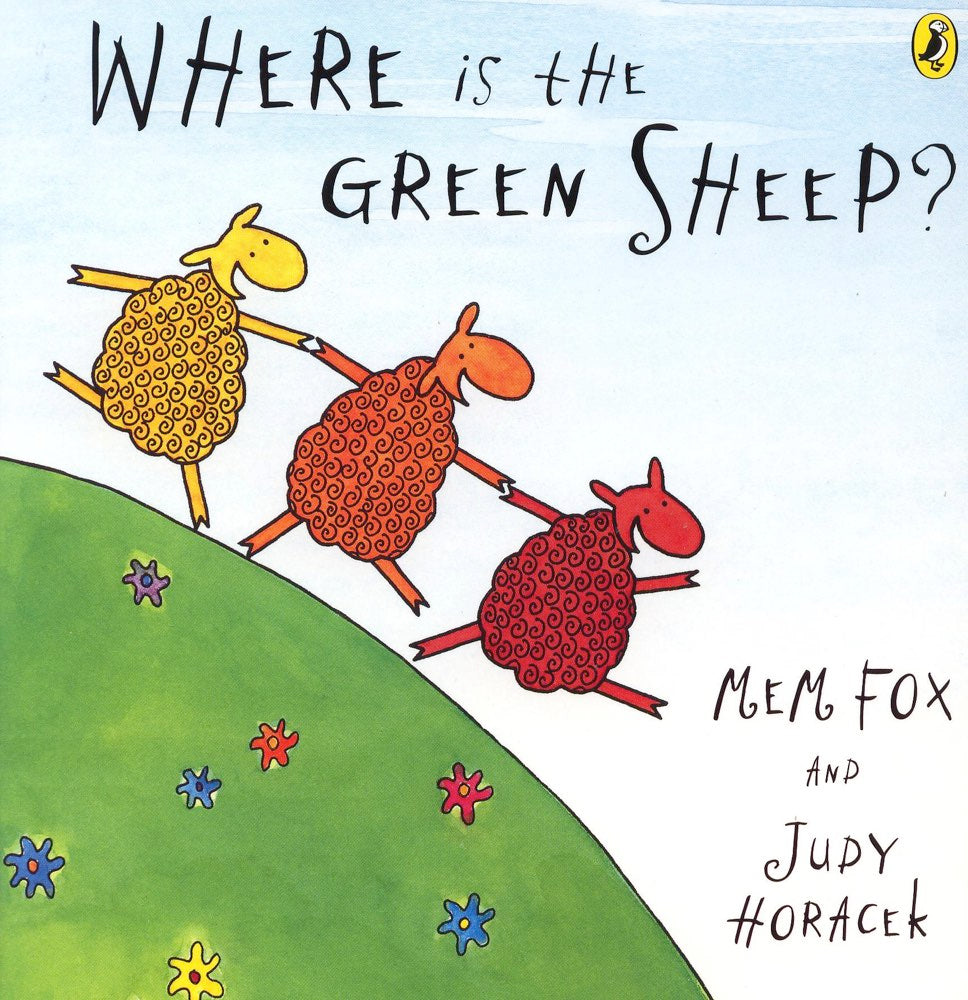WHERE IS THE GREEN SHEEP? ( BOARD) by Mem Fox