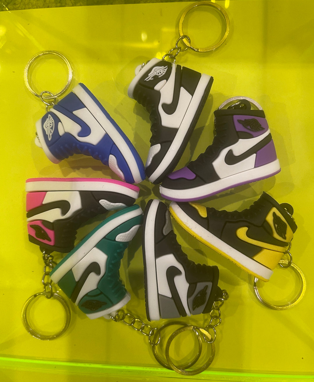 Yellow Sneaker keyring