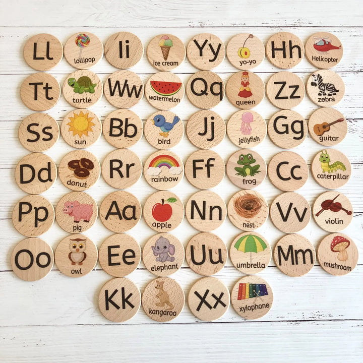 Alphabet Matching Discs