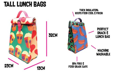 Pop Hearts Tall Insulated Bag Doo Wop