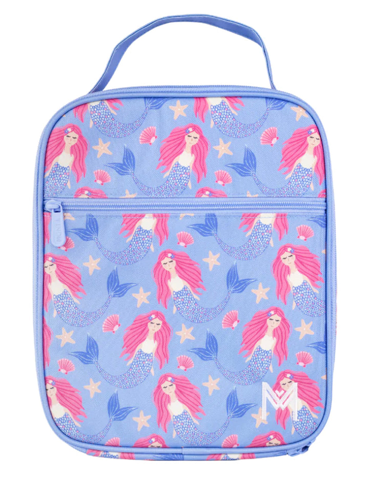 MontiiCo Large Insulated Lunch Bag Mermaid Tales