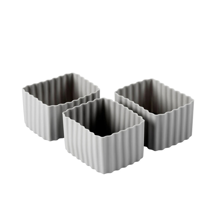 Bento Cups Rectangle Small - Grey