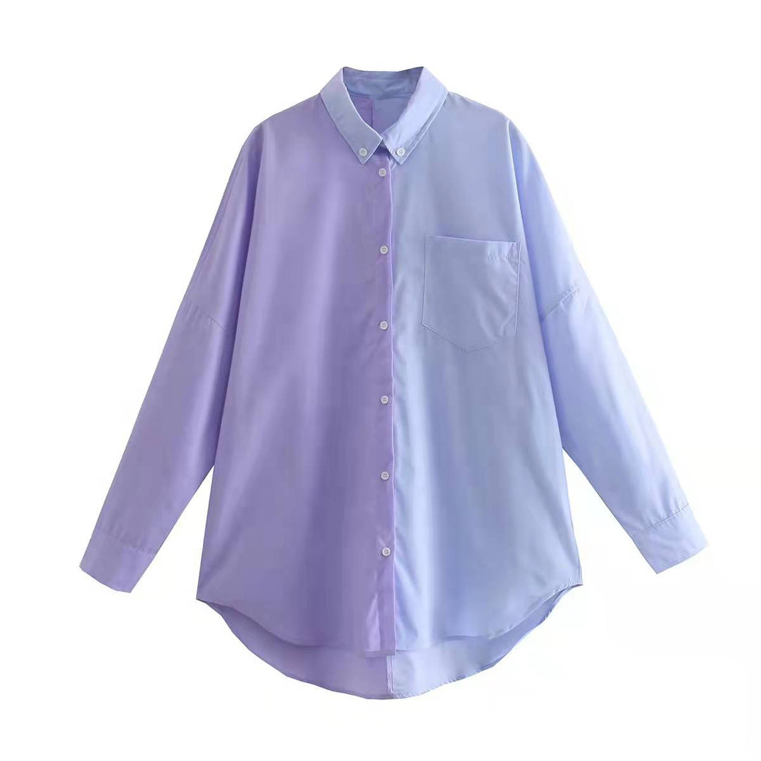 Purple Two Toned  Shirt