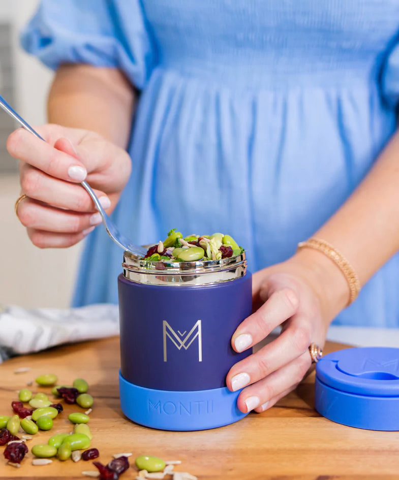 MONTIICO INSULATED FOOD JAR COBALT Jelly Tot