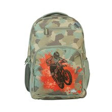 Camo Biker  - Big Kids Backpack