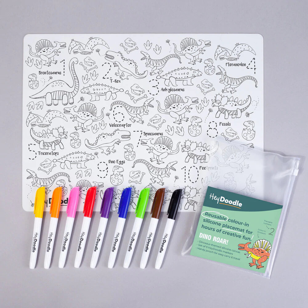 123 DinoRoar Hey Doodle Mat
