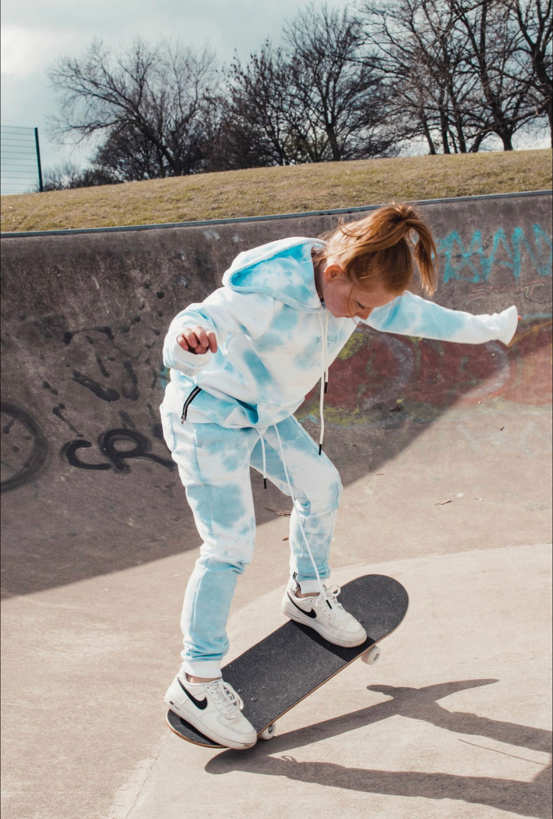 Beau Bella Tye Dye Blue Joggers