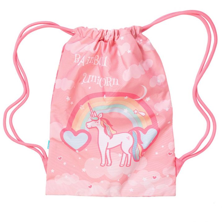 Big Drawstring Bag Rainbow Unicorn