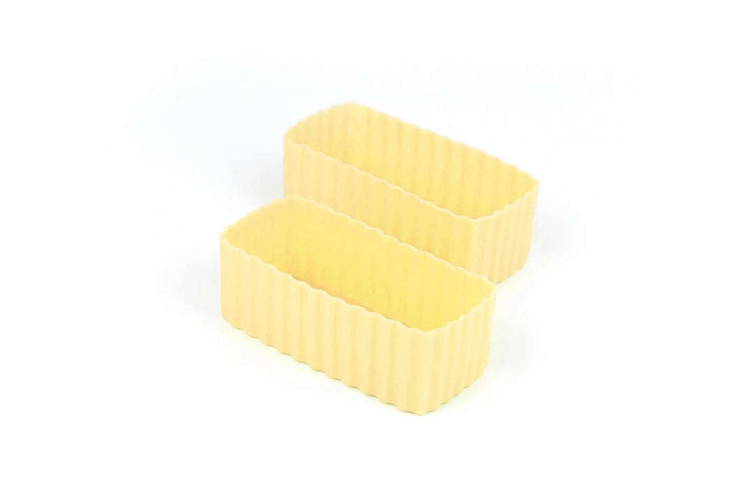 Bento cups rectangle yellow