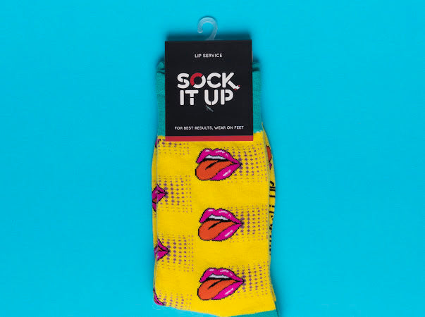 Lip Service Adult Sock