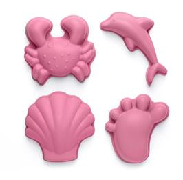 Scrunch Footprint Moulds - Flamingo Pink