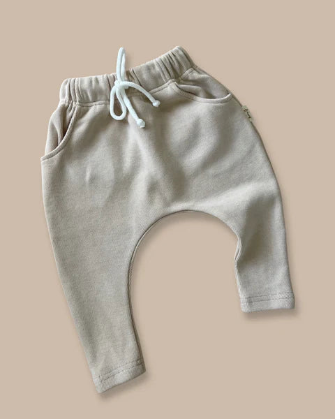 Knit harem pants - Flat white
