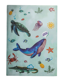 Exercise Book Cover Sea Critters 1