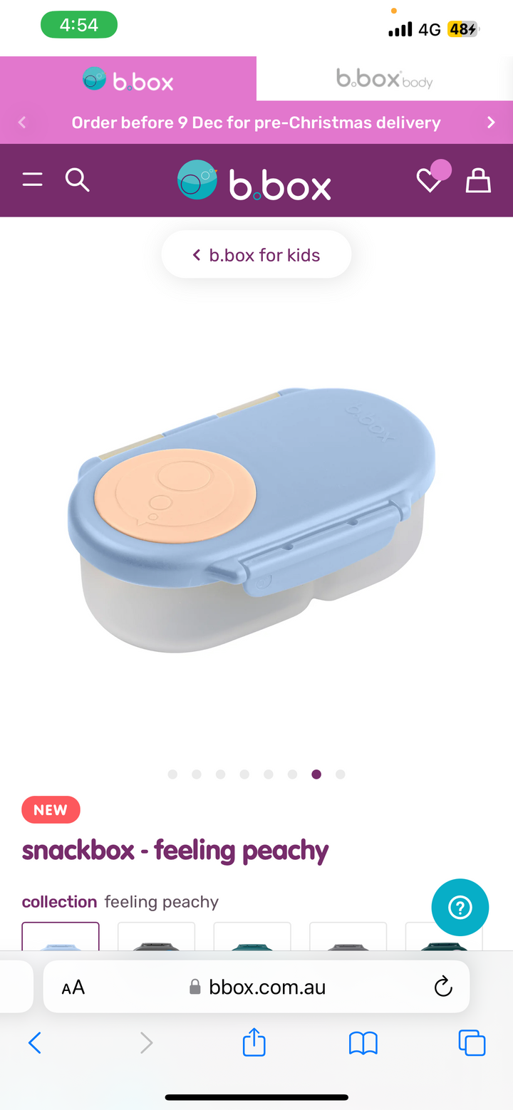 BBOX snackbox - Feeling Peachy (Preorder)