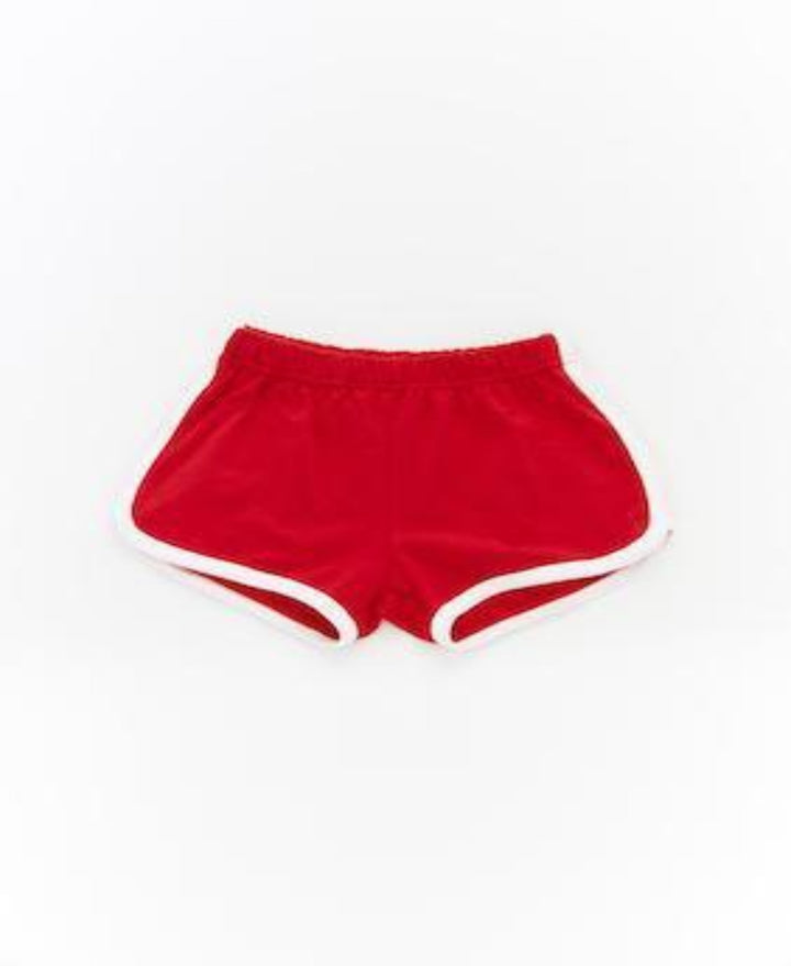 Little Edge Red runner shorts
